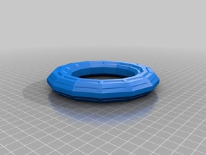 my customized open frame ringbracelet thing fashion 3d print model - Mito3D