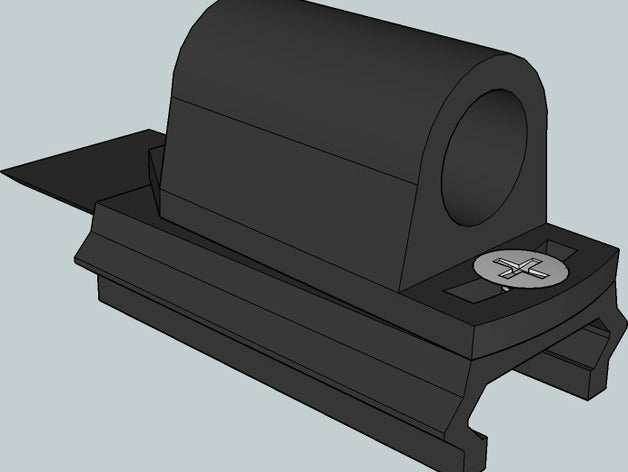 laser sight correction picatinny rail hobby weaver 3D print model - Mito3D