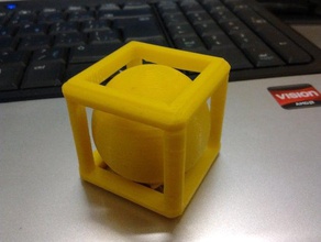 sphere cube 3d printing tests 3d print model - Mito3D