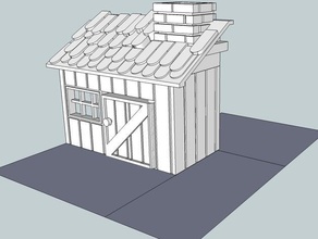 Ausbruch Flipper house hobby 3d print model - Mito3D