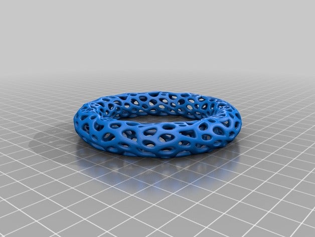 bracelet thing 2 voronoi style bracelets 3D print model - Mito3D