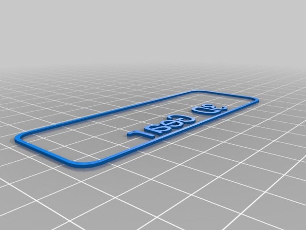 zx targhetta duello 1 i segni loghi personalizzato 3D print model - Mito3D