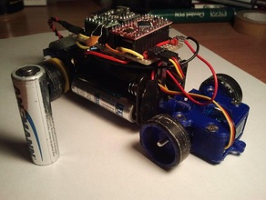 126 telaio 1e26 araba modeli ölçeği rc araç sürüklenme radyo radiocontrolled katı oyuncak ultimaker 3d print model - Mito3D