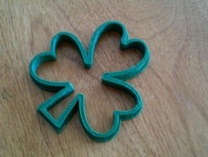 shamrock cookie cutter other 3d openscad toy 3d print model - Mito3D