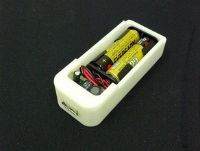 adafruit mintyboost kit de carcasa externa móvil teléfono cargador batería iphone 55s 3d print model - Mito3D