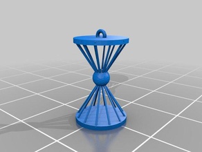 hourglass ornament other makerbotornaments 3d print model - Mito3D