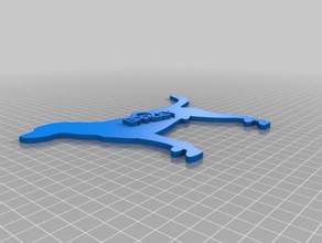 my customized keychain barley dog keychains 3d print model - Mito3D