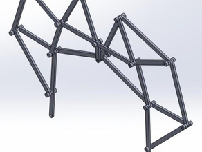 theo jansen pierna mecanismo de la ingeniería walker 3d print model - Mito3D