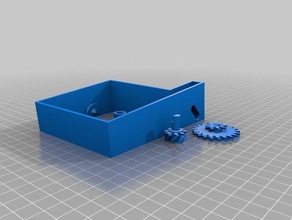 my customized parametric music box mechanical toys 3d print model - Mito3D