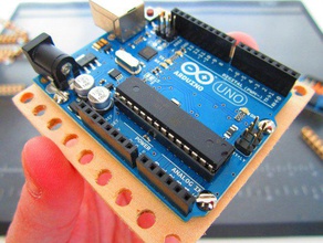 arduino placa de montaje bitbeam lego technic compatible otros gridbeam la cuadrícula viga cortador láser 3d print model - Mito3D