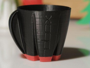 robox-spiral-printable double wall insulated cup Küche Essen 3d print model - Mito3D