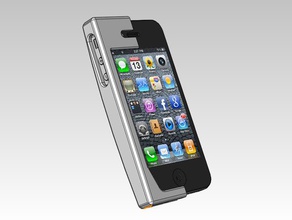 iphone hybride de cas d'autres evd la moitié protéger manche 3d print model - Mito3D