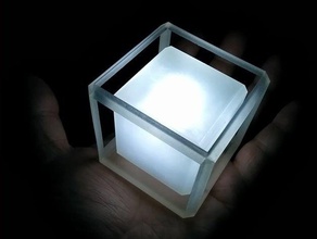 ingress power cube lampshade games led 3d print model - Mito3D
