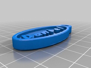 mi llavero personalizado daniel las monedas insignias 3d print model - Mito3D