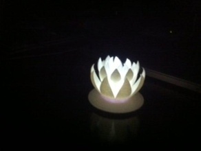 lotus ornament decor makerbotornaments sacc 3d print model - Mito3D