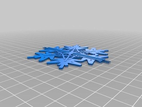 north carolina mailable snowflake ornament decor customized 3d print model - Mito3D