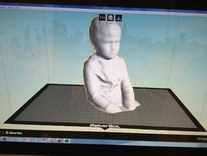 son scan5yrs old people artec kinect scanner test 3d print model - Mito3D