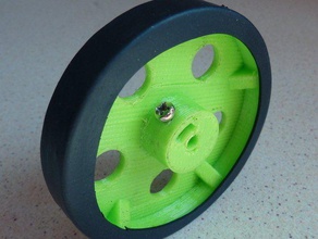 robot wheel a2 other 3d print model - Mito3D