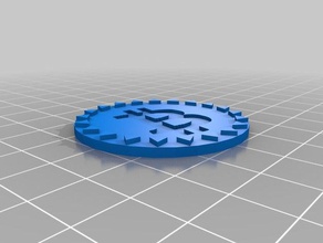 bitcoin tag keychains 3d print model - Mito3D