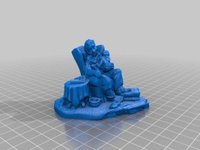 ornament 3d-scan Menschen 3d print model - Mito3D