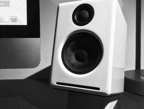 desktop speaker stand perfect audioengine a2 3d print model - Mito3D