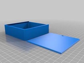 boîte ronde 100x100x30 les conteneurs personnalisé 3d print model - Mito3D
