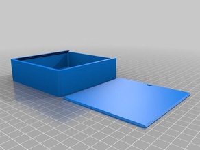 100x100x30 yuvarlak kutu kaplar özelleştirilmiş 3d print model - Mito3D