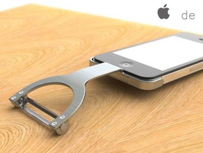 de la pomme terre d'autres evd l'iphone éplucheur 3d print model - Mito3D