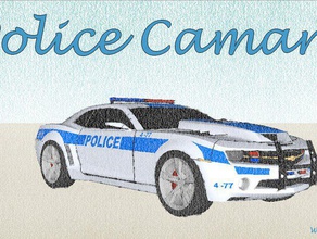 la police chevrolet camaro voiture welovecars collection des véhicules incroyable cop 3d print model - Mito3D