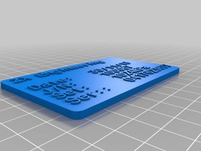 psv label1 organization customized 3d print model - Mito3D