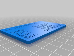 le psv label2 de l'organisation personnalisé 3d print model - Mito3D
