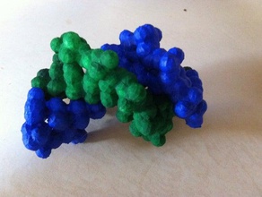 dna-Molekül Biologie Modell 3d print model - Mito3D