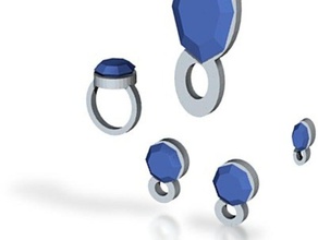 lara bleu des bijoux ensemble le bracelet les bracelets charme charmes boucle d'oreille boucles d'oreilles pendentif pendentifs 3d print model - Mito3D