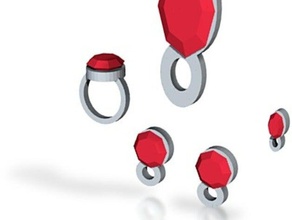lara Rubin-Schmuck-set - Armband Armbänder Charme charms-Leiste anzuzeigen Ohrringe Anhänger 3d print model - Mito3D