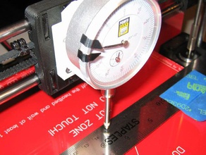 i3 rework dial indicator mount 3d printer parts calibration gauge leveling 3d print model - Mito3D