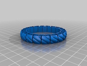 morgans stretchlet de la pulsera 2 las pulseras personalizado 3d print model - Mito3D