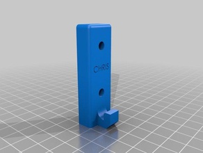 chris llave de gancho organización 3d print model - Mito3D