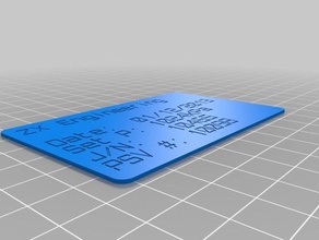 zx psv tag3 organizzazione personalizzato 3d print model - Mito3D