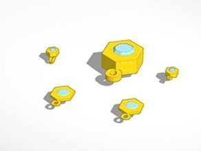 gemma sistema de la joyería 3d print model - Mito3D