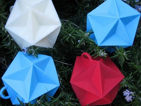 grande dodecaedro ornamento per la matematica art openscad 3d print model - Mito3D