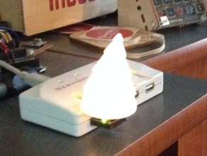 árbol de navidad luz digispark del rgb led módulo decoración 3d print model - Mito3D