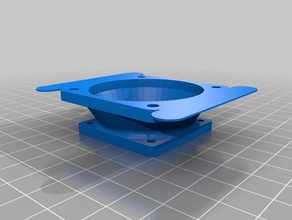 reducteur ventilateur 40 mm 50 3d printing 3d print model - Mito3D