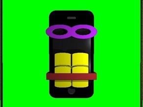 teenage mutant ninja iphone d'autres evd tmnt tortue 3d print model - Mito3D
