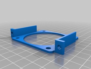 60mm suporte para o ventilador jetway gabinete computador 3d print model - Mito3D