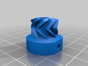 herringbone gear h3 extruder adaption ultimaker 3d printer parts 3d print model - Mito3D