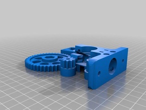 wade yer alır 3d yazıcı ekstruderler erişilebilir vücut dişli greg menteşeli saptırma reprap 3d print model - Mito3D