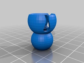 popcorn joint simple ball socket pla hobby 3d print model - Mito3D