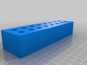 pushrod holder tool holders boxes customized 3d print model - Mito3D