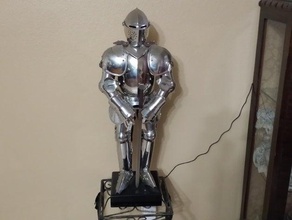 knight shining armor sculptures 3d print model - Mito3D