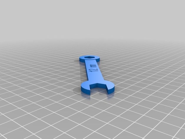12 mm clé à molette outils personnalisé 3D print model - Mito3D